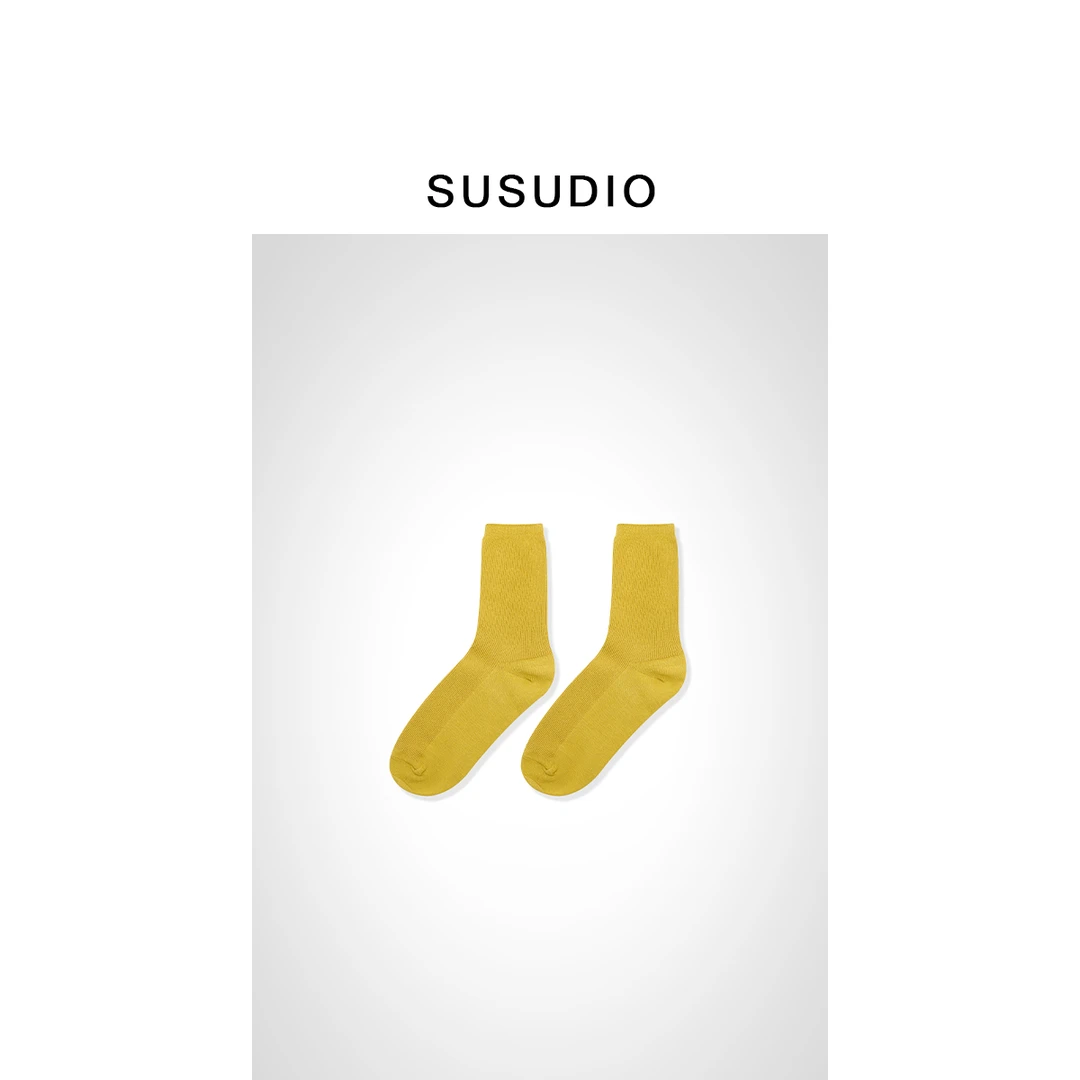 SUSUDIO极简美舒适中筒袜20013