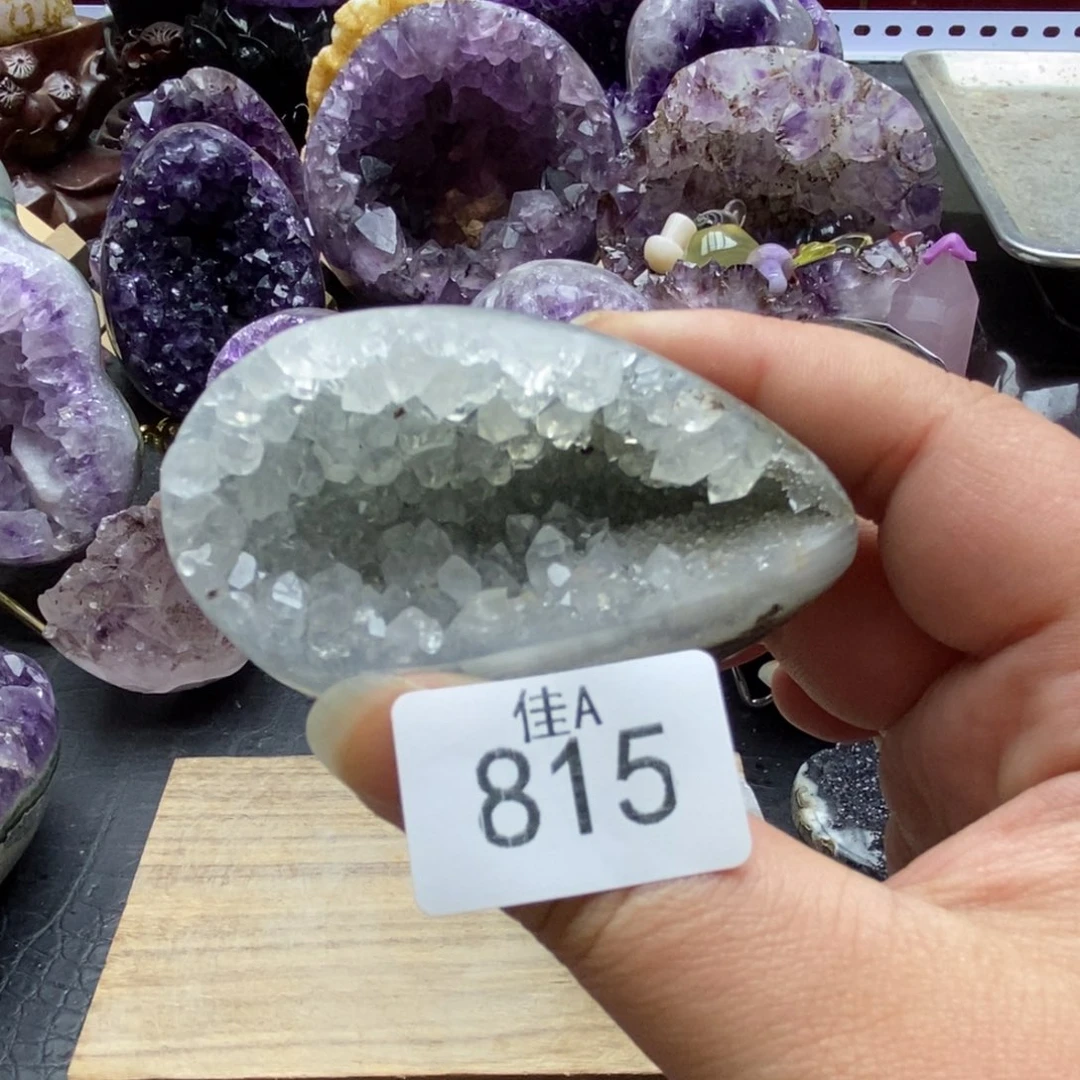 未镶嵌大型摆件（非配饰）紫晶巍*