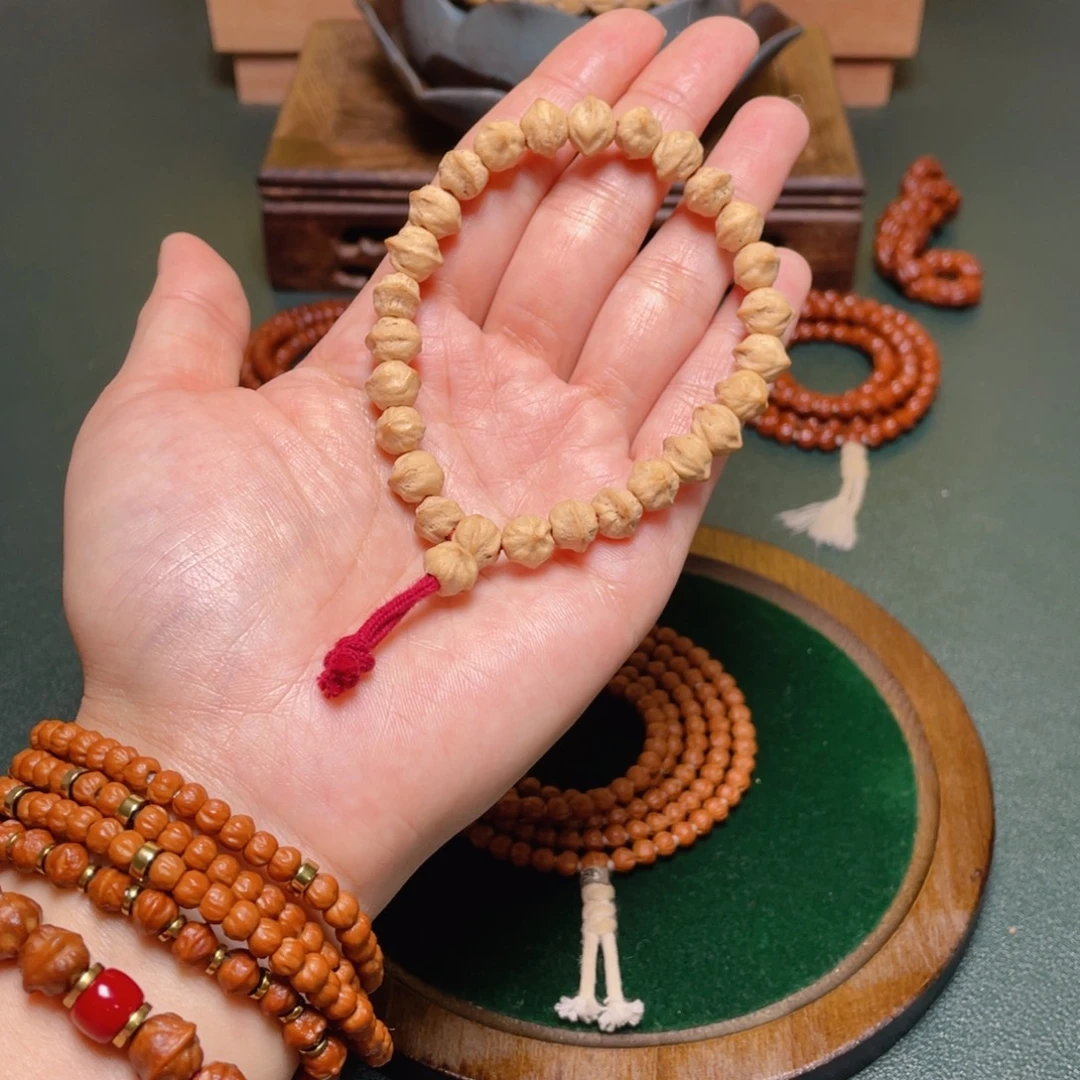 柏香籽/百香籽吊坠横打单圈