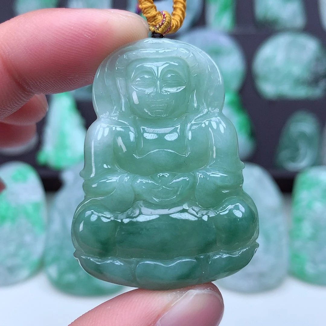 翡翠颈饰未镶嵌翡翠吊坠