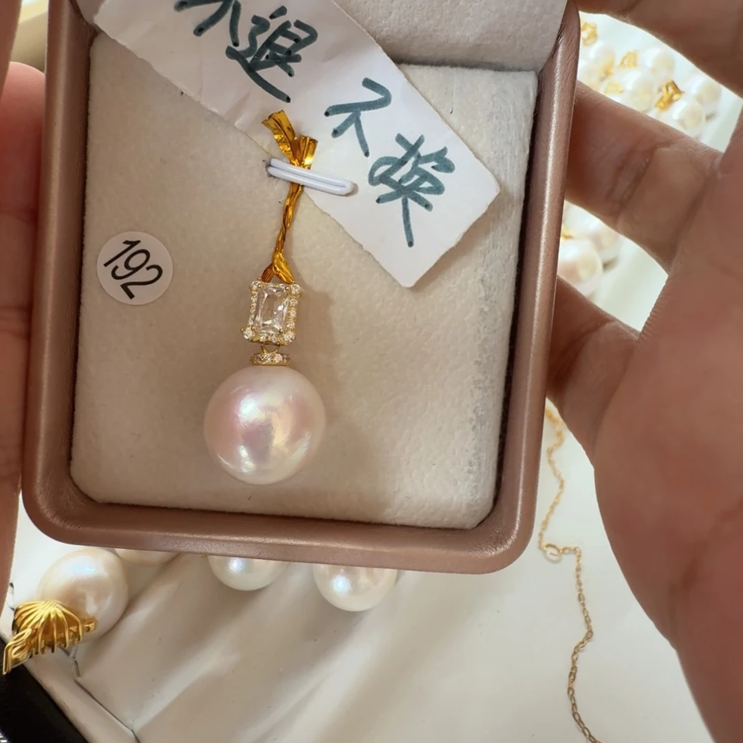 淡水珍珠银S925镶嵌颈饰想****子