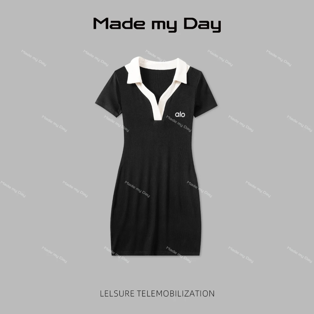 【RONG】夏季新款拼接设计连衣裙 M020