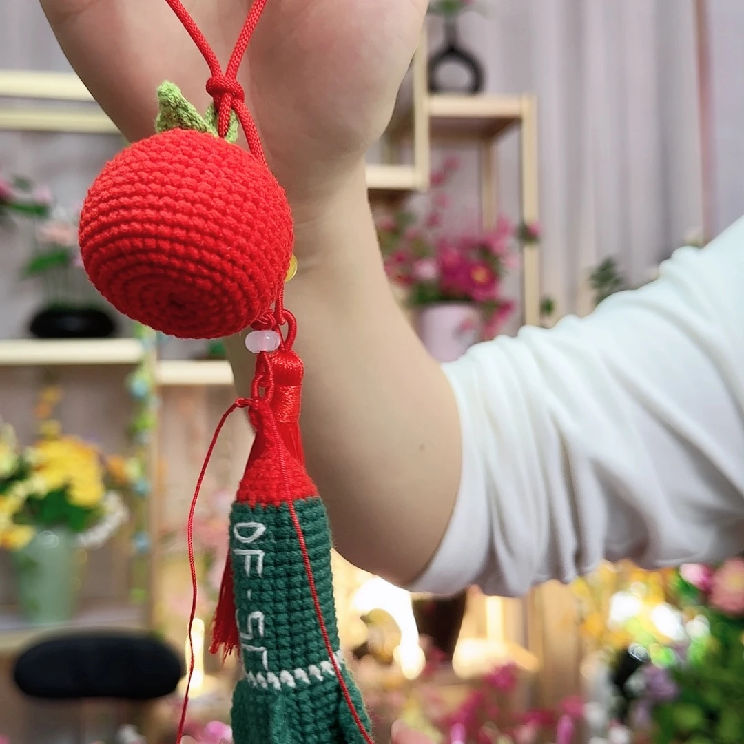 纯手工钩织手工钩织设计挂件