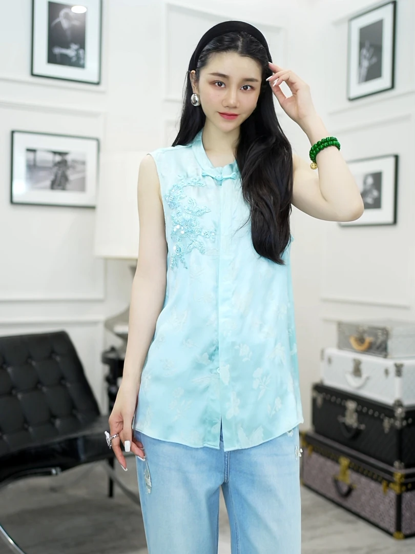 Betty Bairn【匠心/画春山 】高端系列桑蚕丝提花外套25B-BW10608