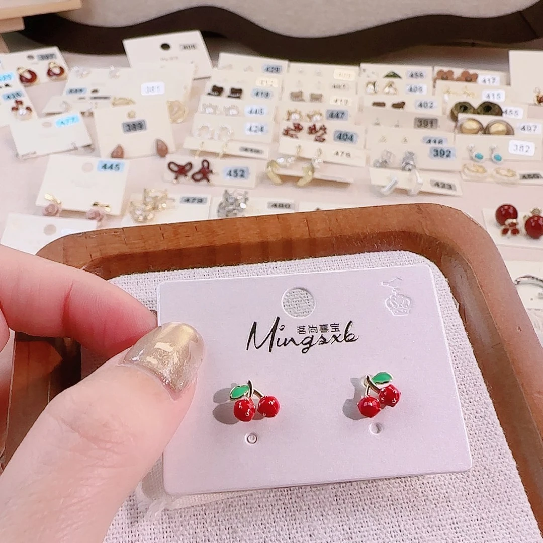 仿珍珠铜合金锡合金纯铜耳钉