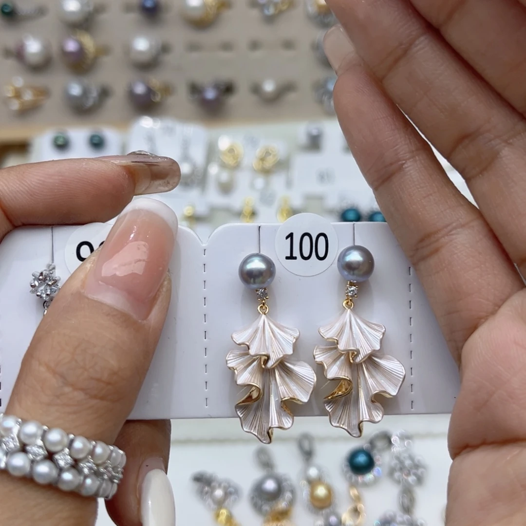 X***W戒指合金淡水珍珠