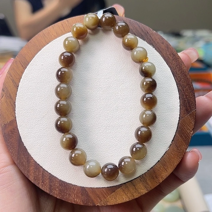 和田玉未镶嵌手串A56卡8