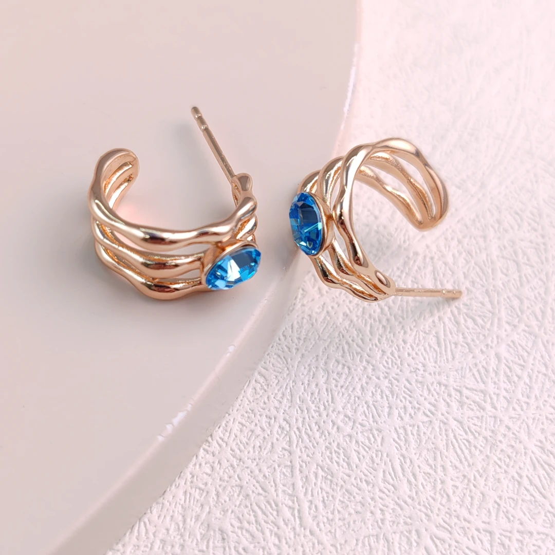 XUPING/旭平首饰 合金仿水晶耳饰 年终狂欢耳饰 GDJ X000730154