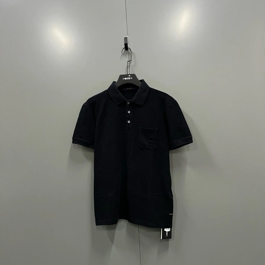 95新 LouisVuitton/路易威登 （ll）008278 lv 棋盘格polo衫 M码