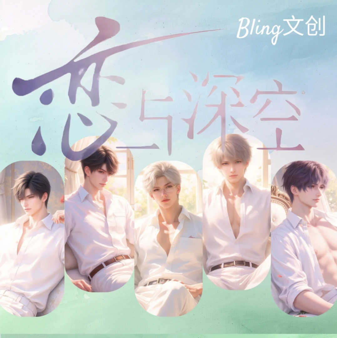 【大量可活】【Bling文创】恋与深空全亚克力双面无边色纸