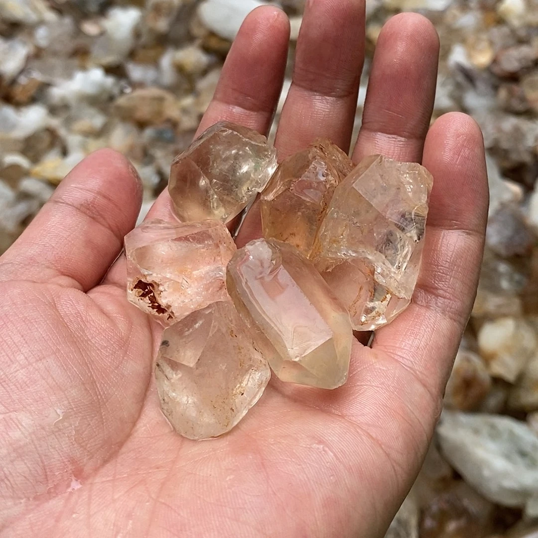 水晶珠宝半成品未镶嵌雀*