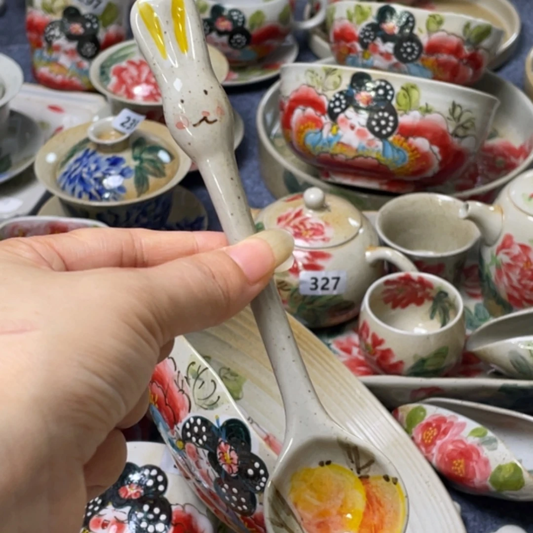 吃饭勺景德镇高温陶瓷8888