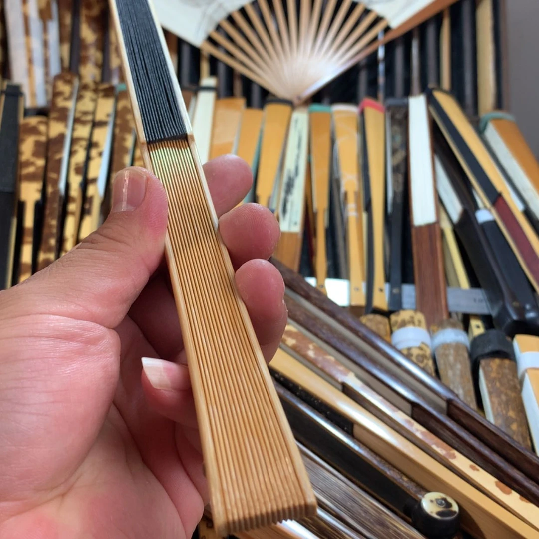 【闪购商品】扇子凉*~手工制作玉竹明式燕尾