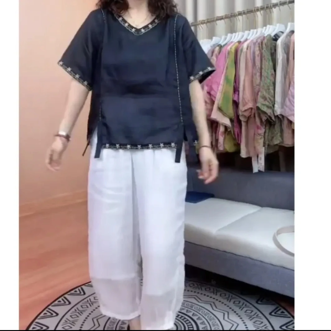 时尚百搭休闲潮流精品女装宽松圆领多色03