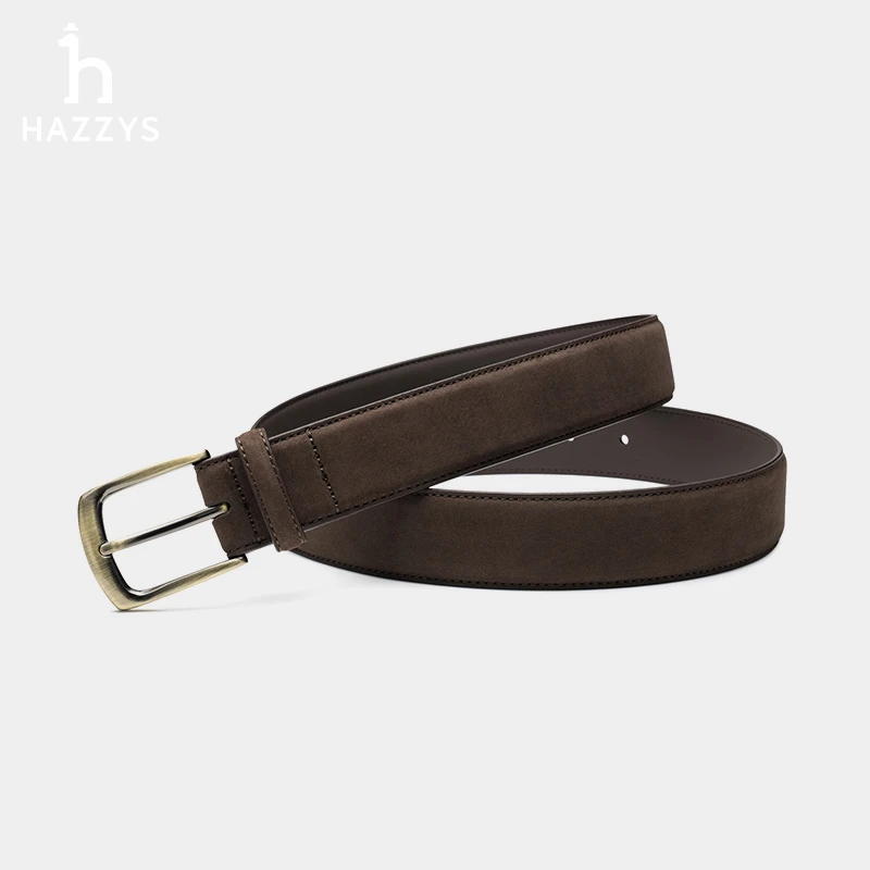 【商场同款】Hazzys哈吉斯皮带男士男款休闲腰带带扣