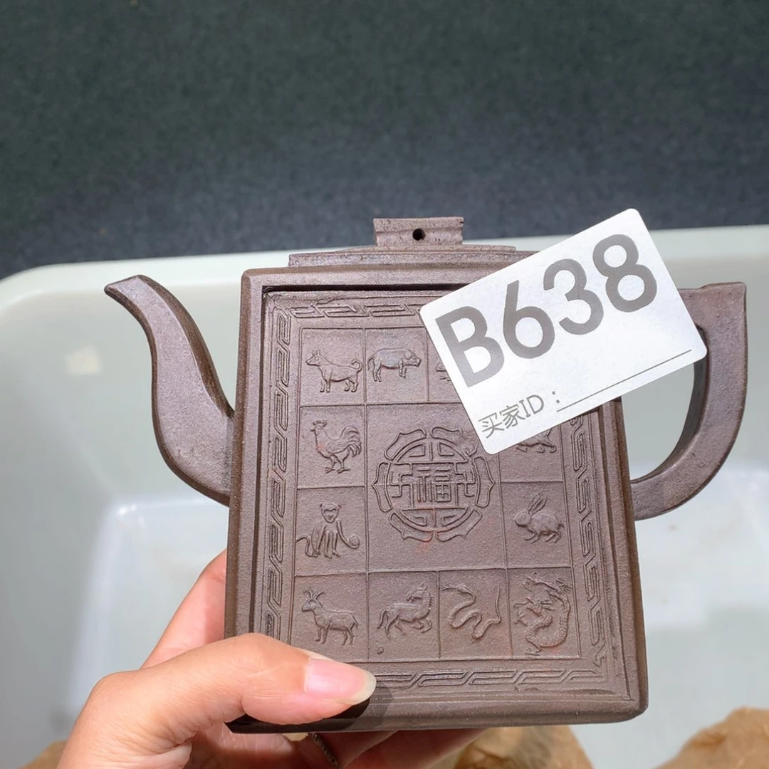 茶壶粗砂紫砂茶壶638