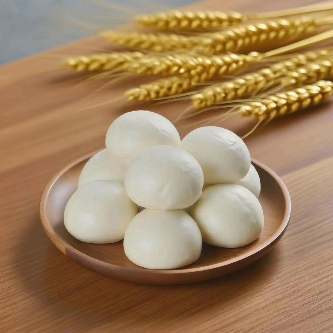 老面馒头速食早餐面食6包12个麦香浓郁开袋加热吃更劲道100g/个