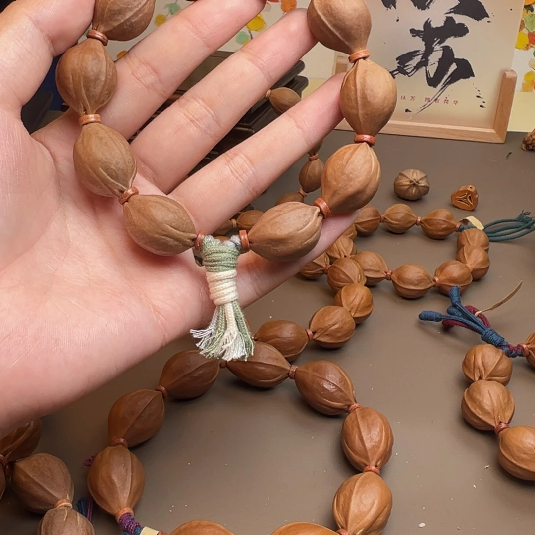 1***6手串橄榄核梅林铁核1723素串鲨鱼背