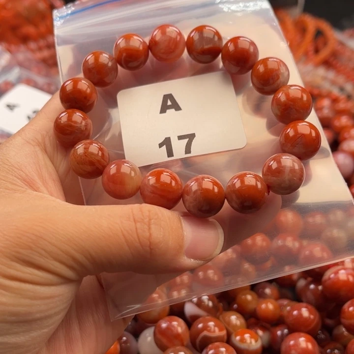 南红玛瑙未镶嵌多样性发货默认微瑕称重12mm