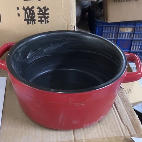 微瑕，明火，口径22高度10小号，无盖，2.5L
