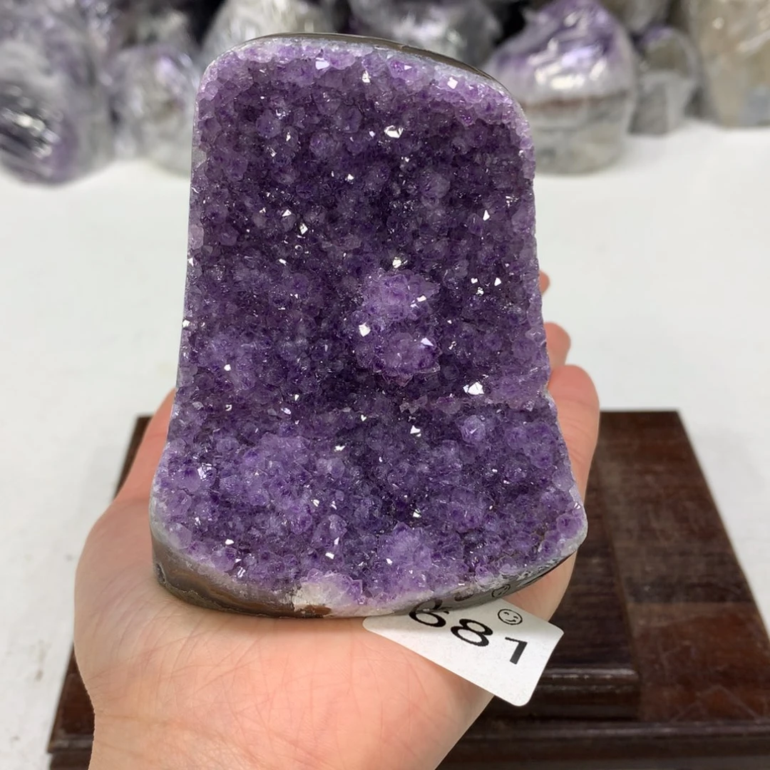 紫晶摆件未镶嵌水晶