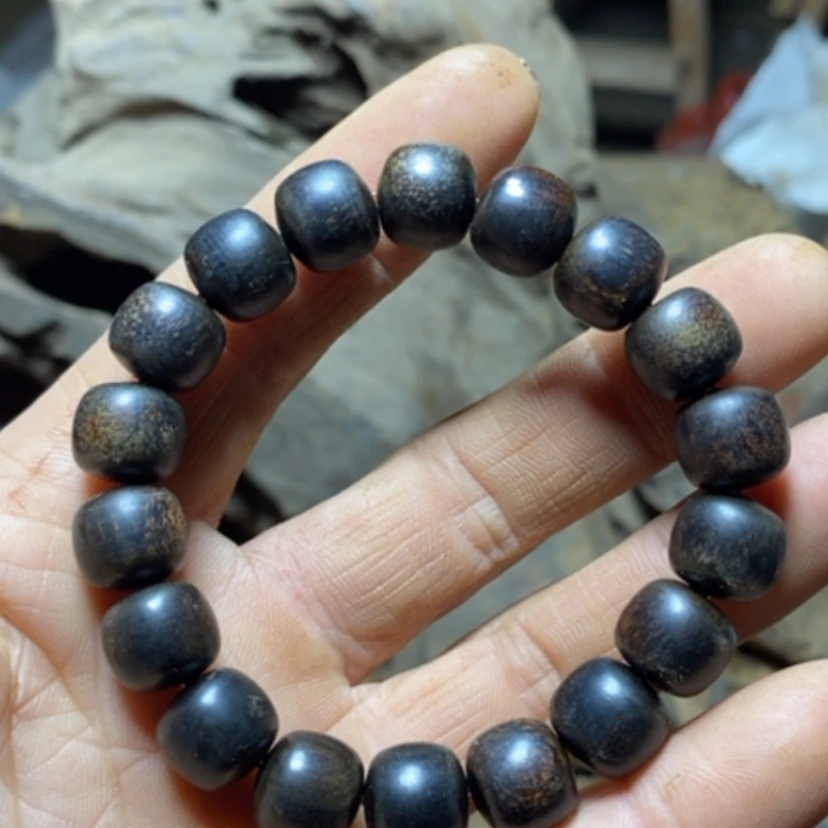 【闪购商品】贡木无事牌斜*定制手串