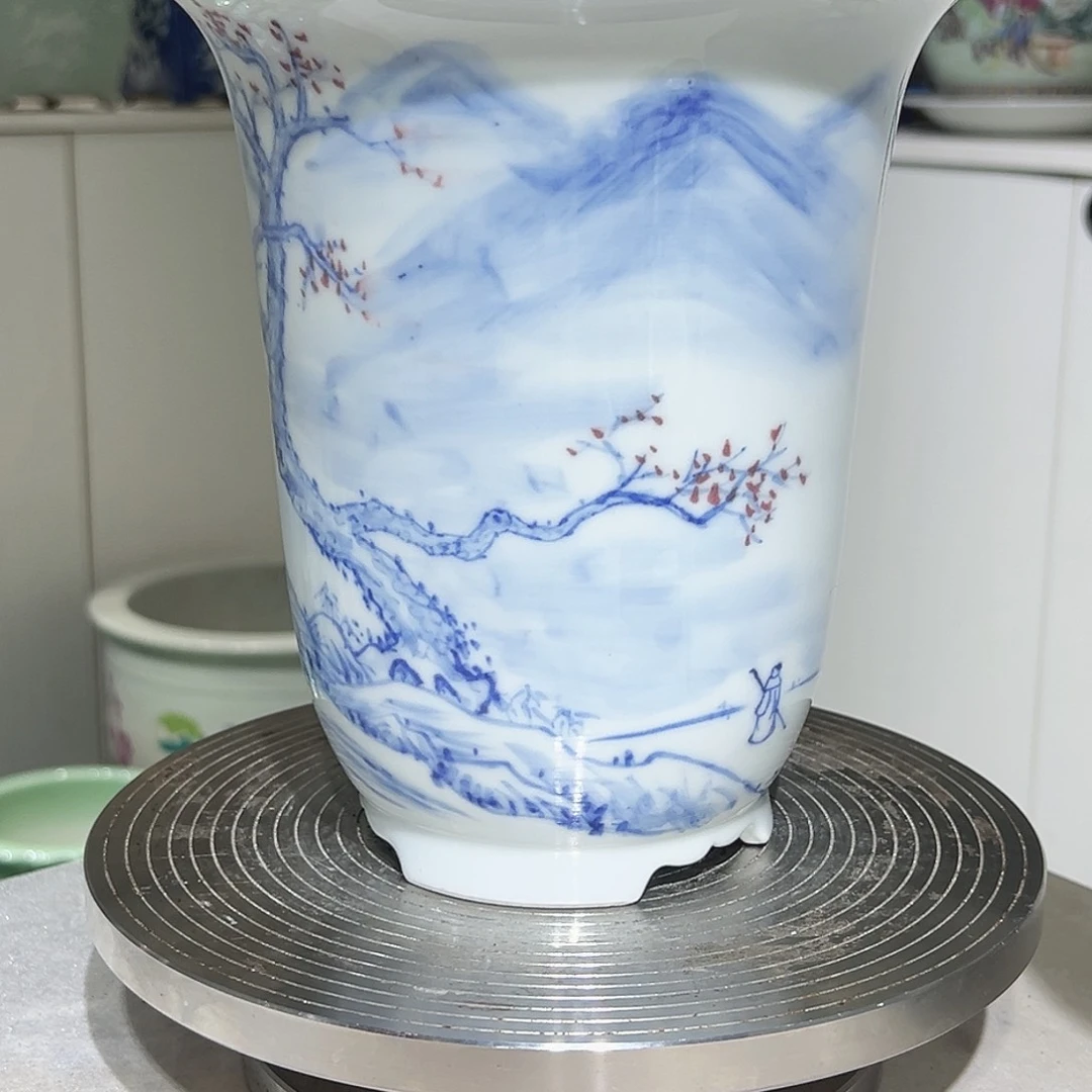花器山水手工陶瓷花器
