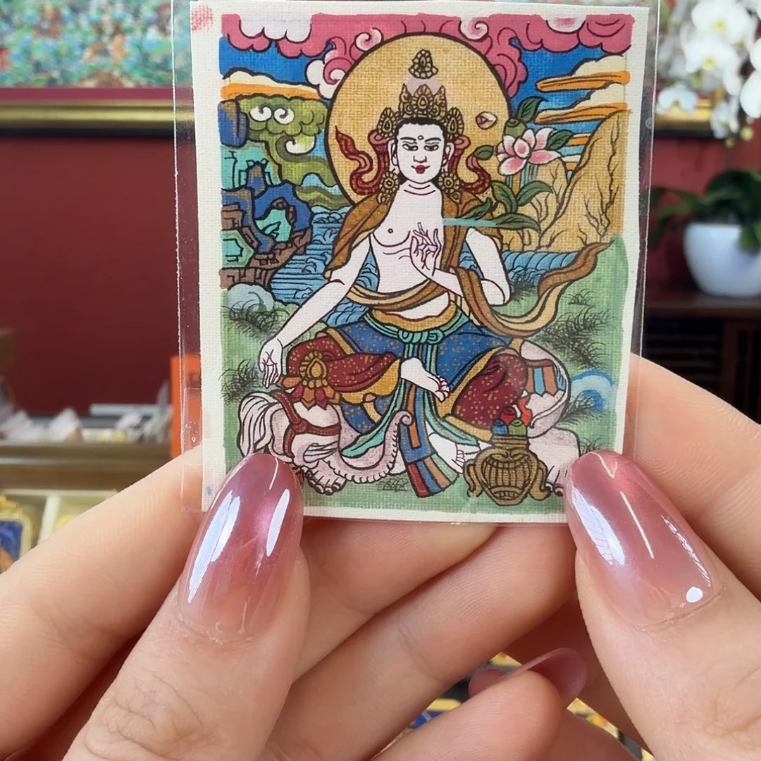 吊坠普贤龙蛇本成都手绘