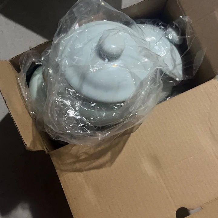 红***妆影青大号狮头炖盅