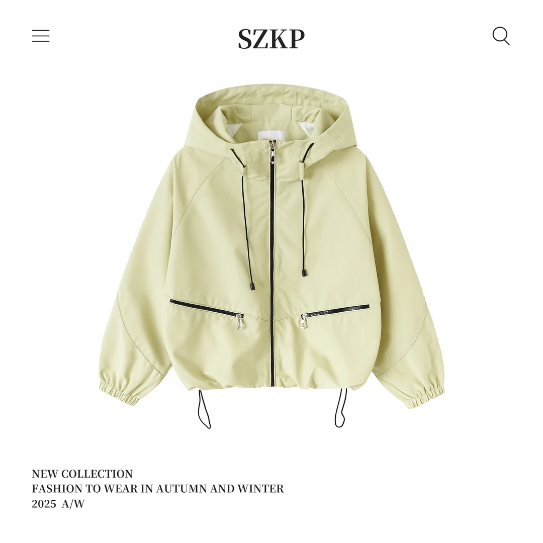 【SZKP】软壳透气冲锋衣女童春季中大童儿童连帽休闲外套BGYC550282