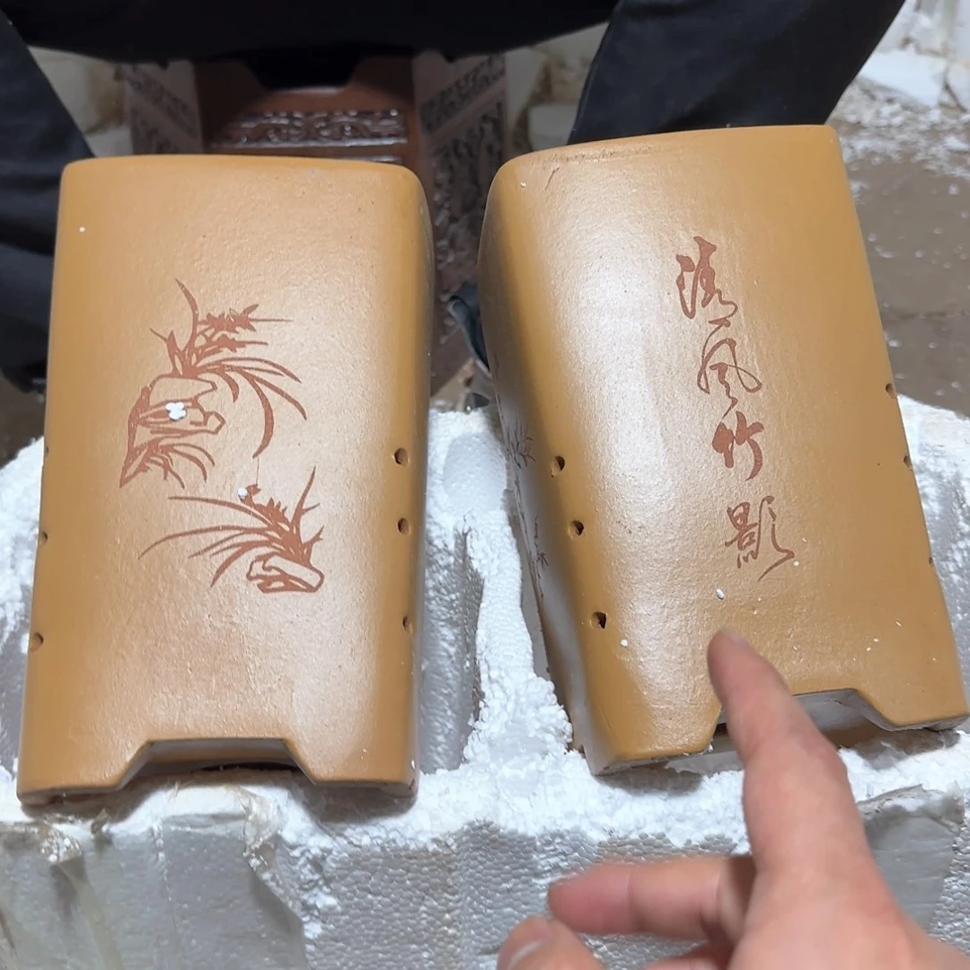 紫砂花盆口径14高度22