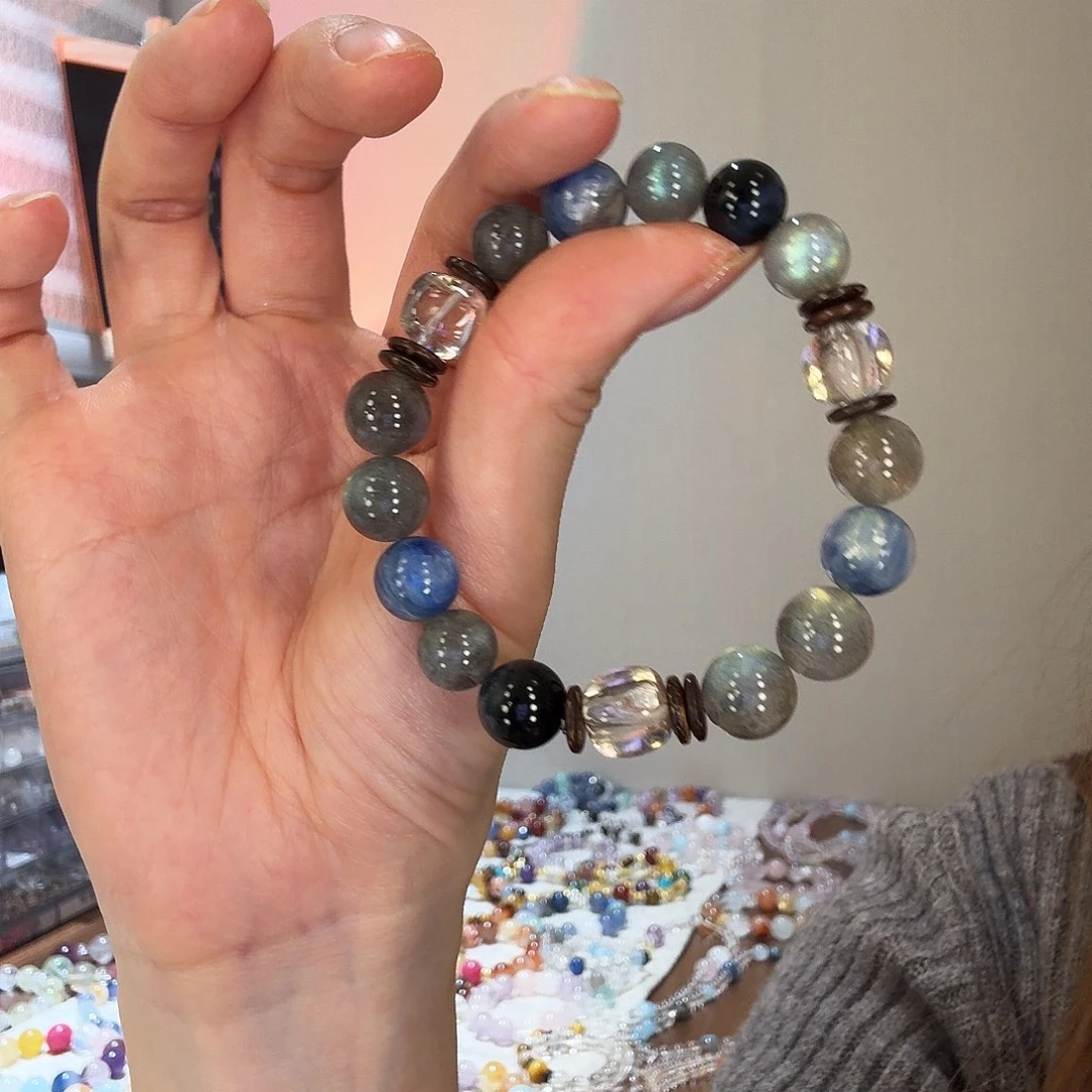 紫晶银S925镶嵌眼镜