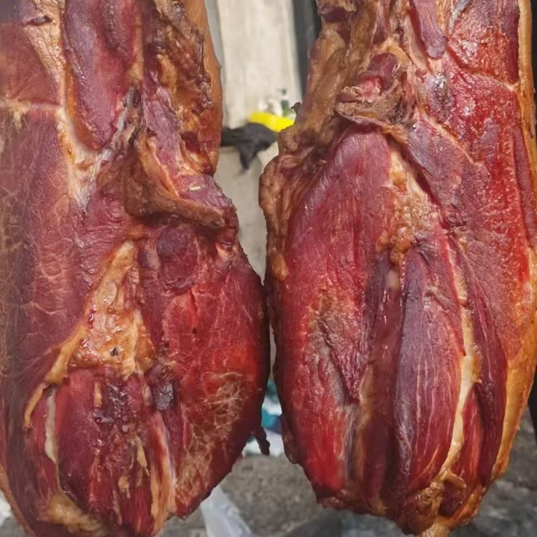 云南高山土猪烟熏腊肉（座位肉）