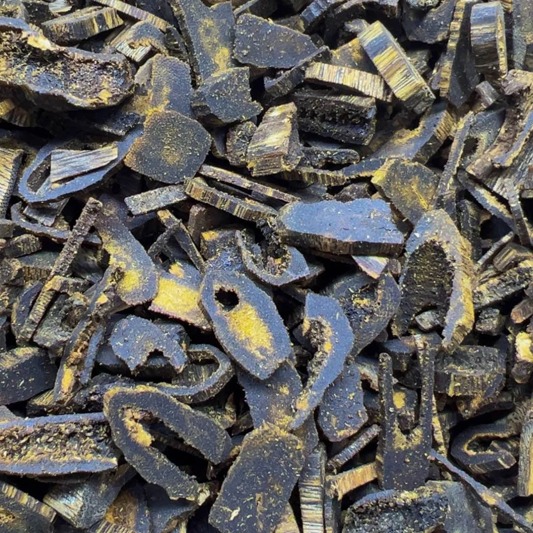 沉香碎屑沉香绿奇楠沉香沉香高油锯口料100克