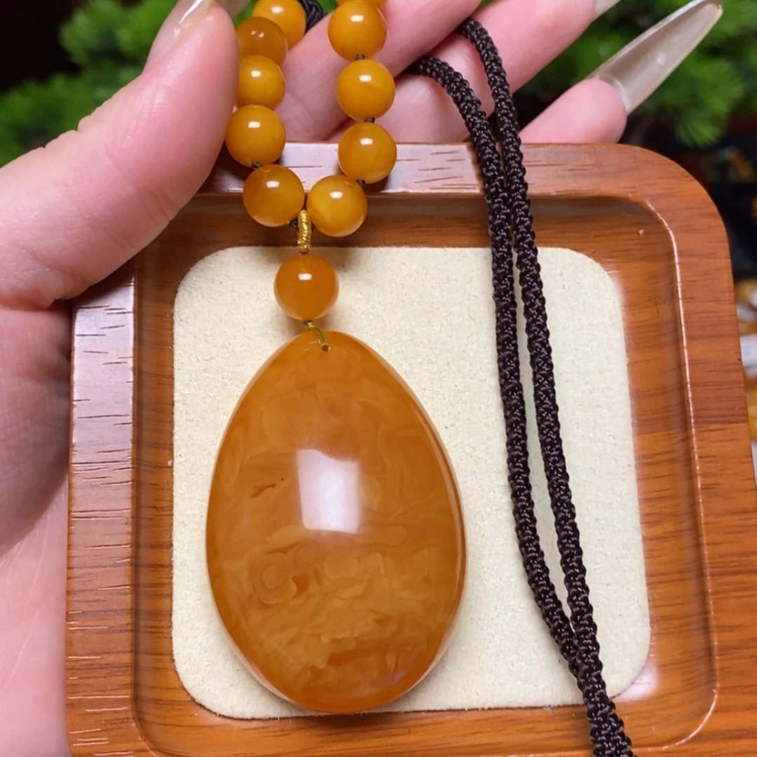 【闪购商品】蜜蜡颈饰未镶嵌项链