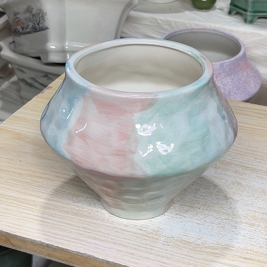 陶瓷绿植多肉微瑕花盆外口径：11*14