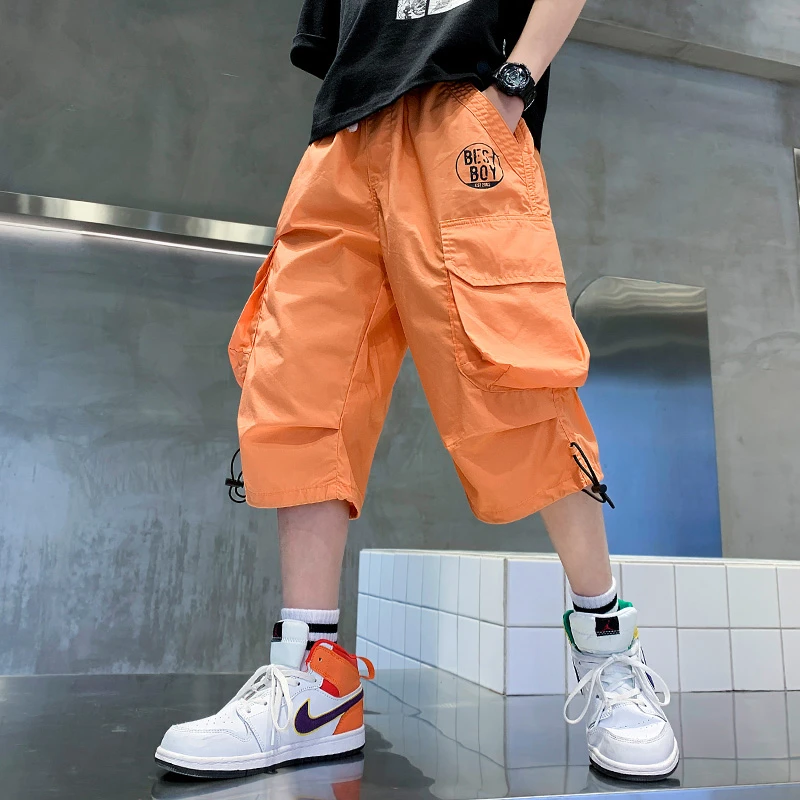 童装男童夏装裤子2025新款男孩薄款运动中大童短裤休闲夏季儿童潮