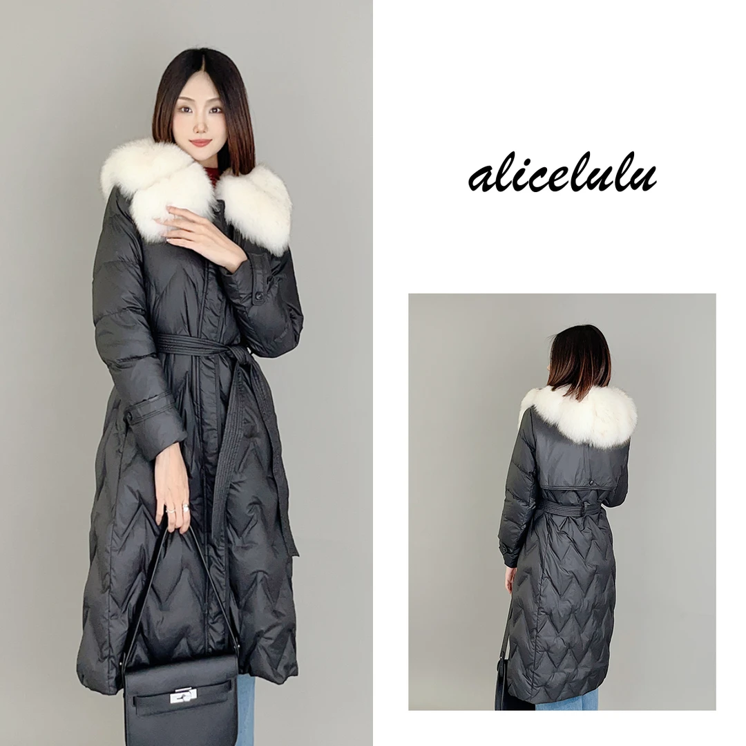 1 ALICE “御风者”羽绒服 飒美如风 轻奢毛领 S2140265Tr