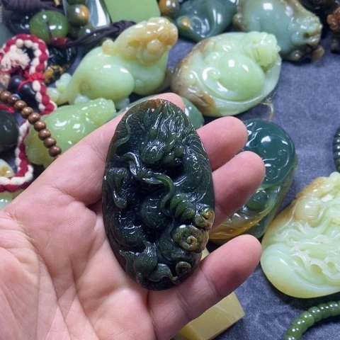 未镶嵌手链和田玉武****练