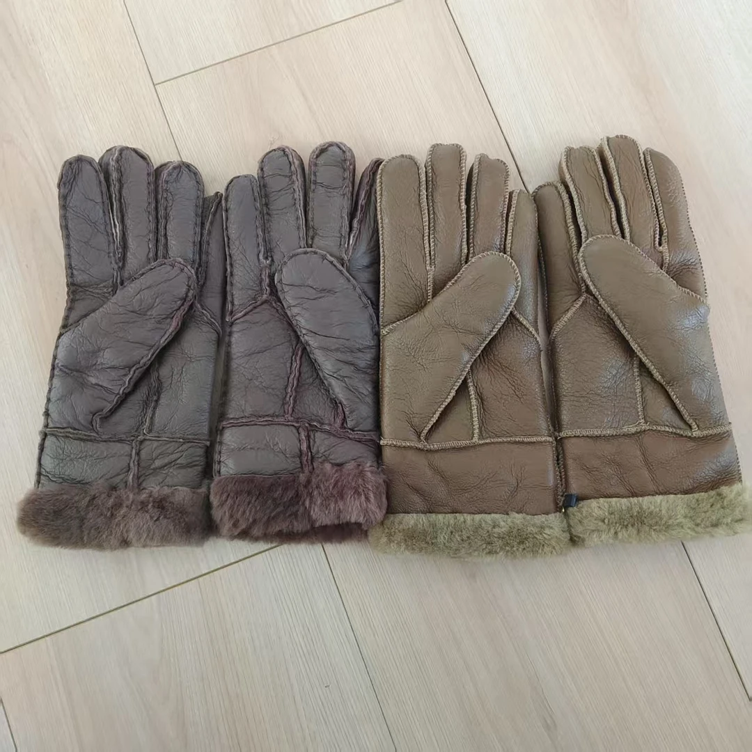 Sweet DD女士皮质保暖手套/U