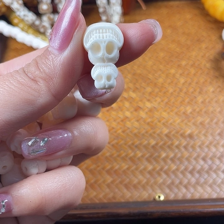 鹿骨手串/手链驼骨驼骨驼骨67，上下孔2.4