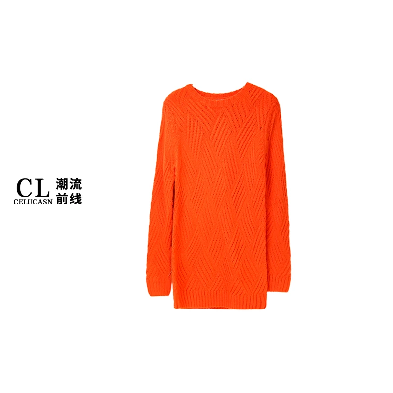 毛衣秋冬季纯色针织衫潮牌上衣服麻花K6VI6A92