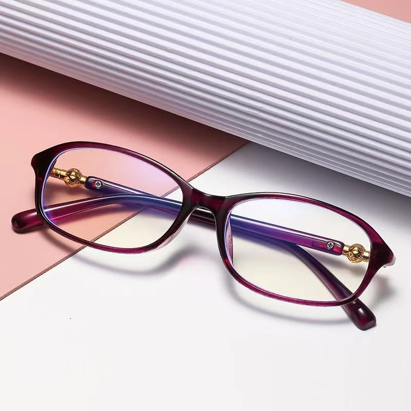 防蓝光老花镜女士高清老人中老年人时尚超轻方便携带新款老花眼镜