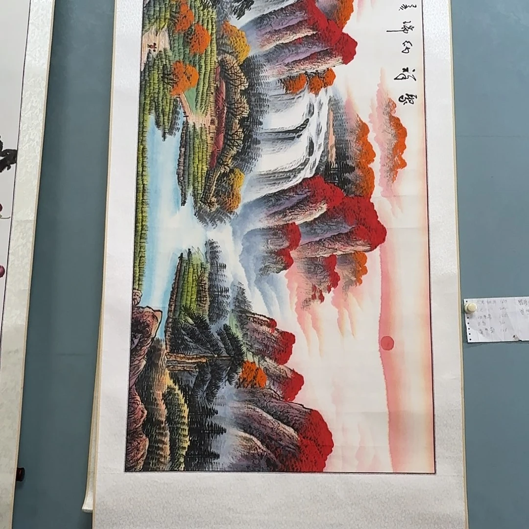 纯手绘国画作品好看四尺