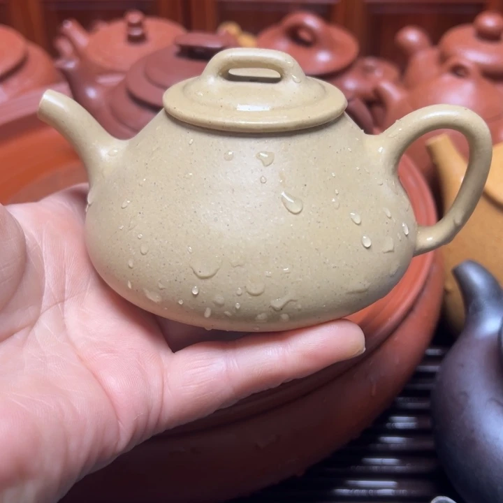 茶壶紫砂宜兴原矿本绿御皇段