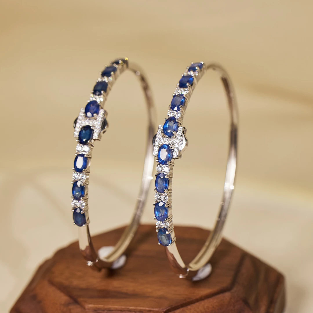 【歪歪】蓝宝石手镯（多样性发一）XB-J1822