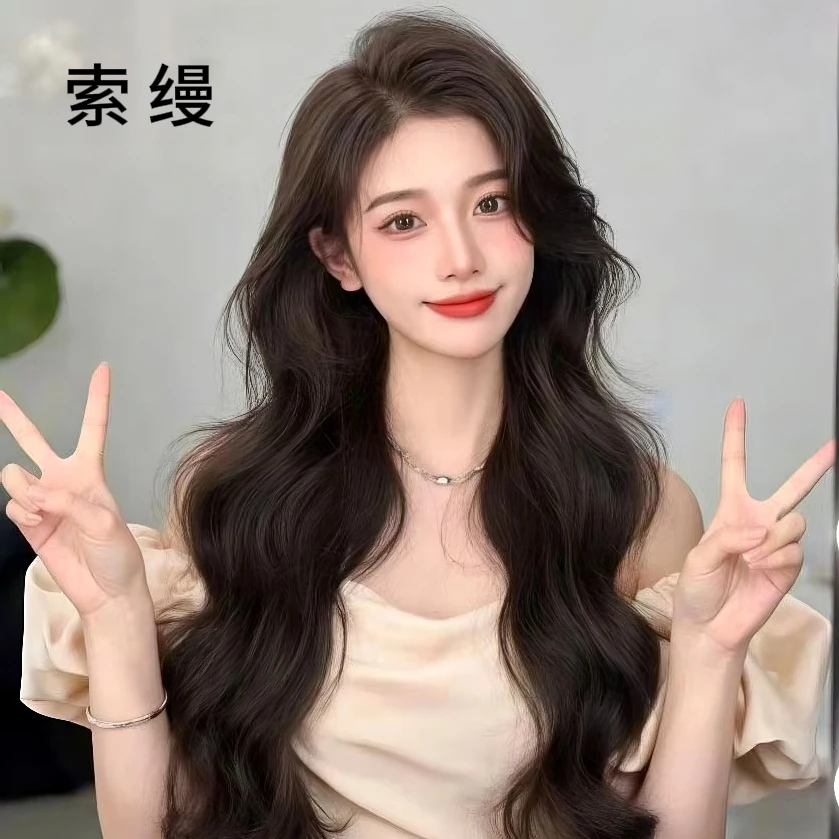 【卷发大波浪清仓特惠】索缦假发女轻薄全头递针逼真发网全真发