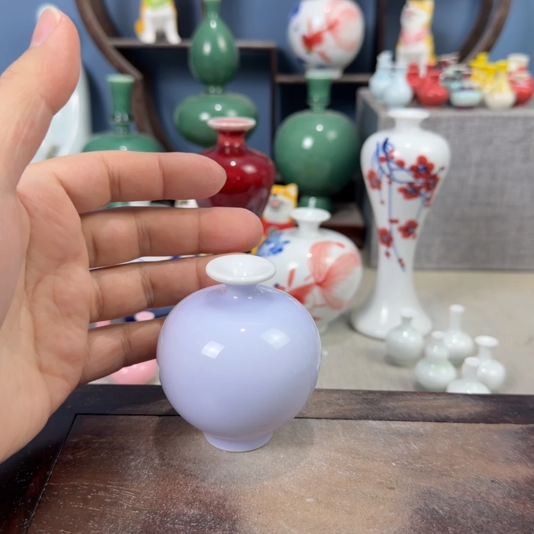 陶瓷手工小花器摆件