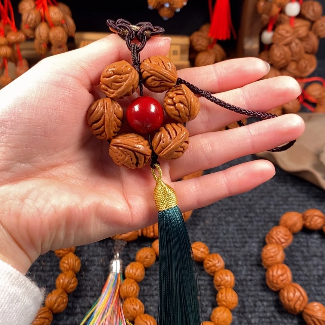 吊坠桃核1链接桃枭手串