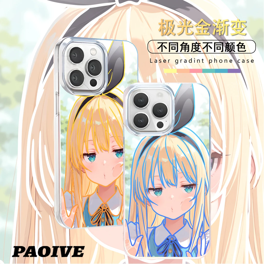 爱丽丝适用苹果华为vivo一加iPhone小米红米极光手机壳